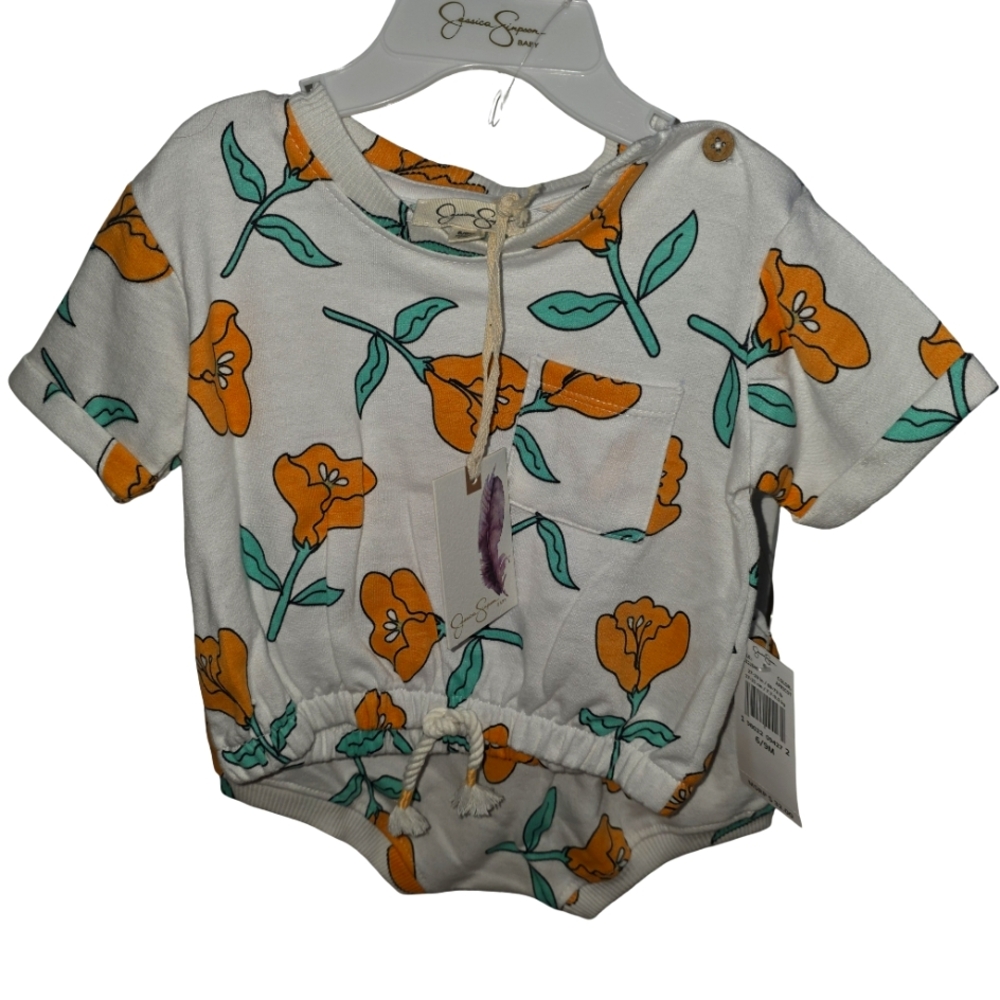 Jessica Simpson Baby Girls 2pc Outfit MSRP $32 NEW
